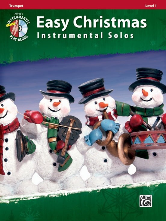 Easy Christmas Instrumental Solos, Level 1 Trumpet Alfred Music Publishing Music Books for sale canada