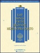 Easy Songs for the Beginning Mezzo-Soprano/Alto, Book & CD Default Hal Leonard Corporation Music Books for sale canada