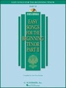Easy Songs for the Beginning Tenor - Part II, Book & CD Default Hal Leonard Corporation Music Books for sale canada