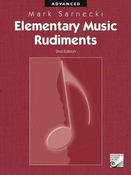 Elementary Music Rudiments, 2nd Edition: Advanced Default Frederick Harris Music Music Books for sale canada
