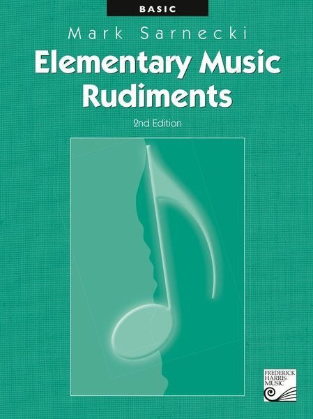 Elementary Music Rudiments, 2nd Edition: Basic Default Frederick Harris Music Music Books for sale canada