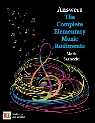 Elementary Music Rudiments Complete - Mark Sarnecki San Marco Publications Music Books for sale canada