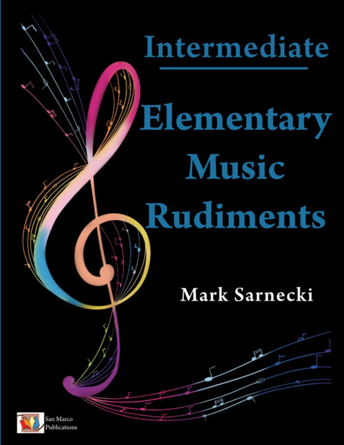 Elementary Music Rudiments Intermediate - Mark Sarnecki San Marco Publications Music Books for sale canada