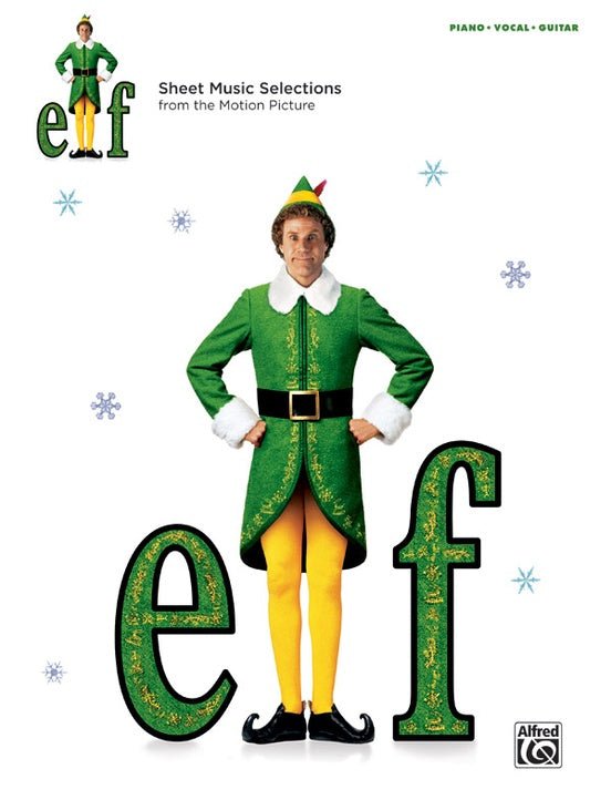 Elf: Sheet Music Selections from the Motion Picture, P/V/G Alfred Music Publishing Music Books for sale canada