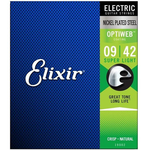 Elixir Electric Guitar Strings, Super Light 09/42 Elixir Guitar Accessories for sale canada