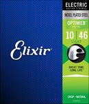 Elixir Nickel Plated Steel OPTIWEB Electric Guitar Strings, Light .010-.046 Elixir Guitar Accessories for sale canada