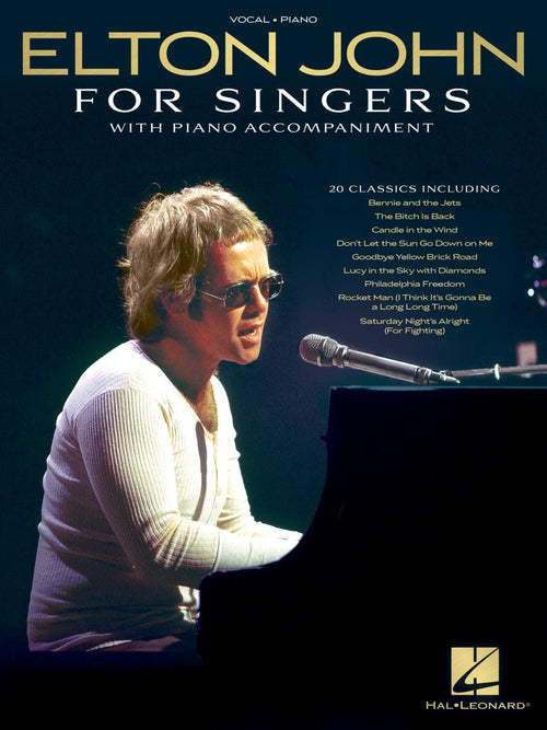 Elton John For Singers with Piano Accompaniment Hal Leonard Corporation Music Books for sale canada