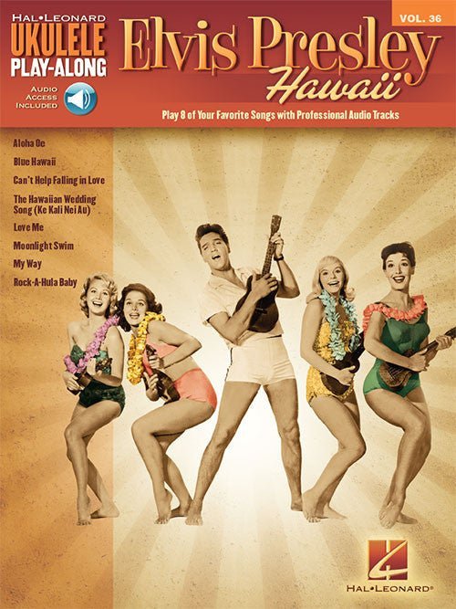Elvis Presley, Hawaii, Ukulele Play-Along Volume 36 Hal Leonard Corporation Music Books for sale canada