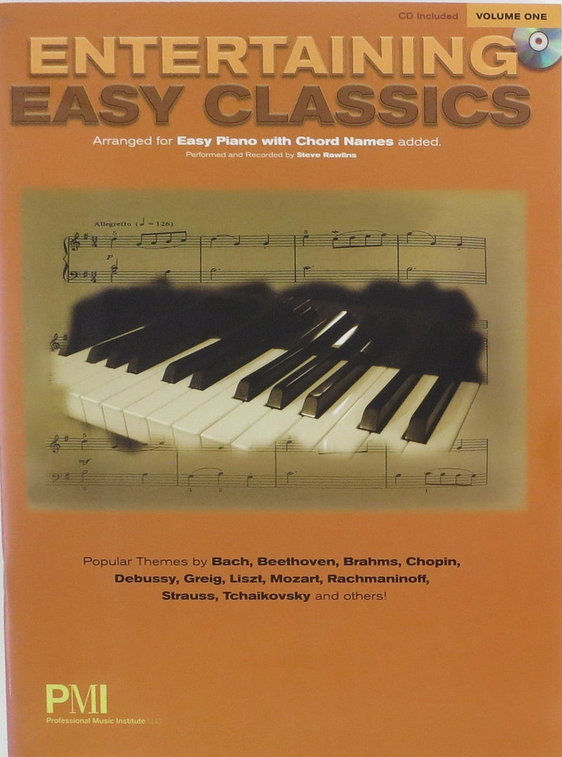 Entertaining Easy Classics, Volume 1, (Book & CD) Professional Music Institute Music Books for sale canada