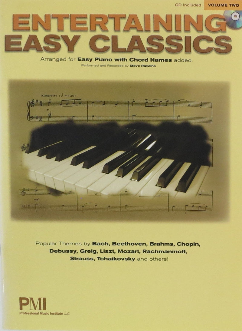 Entertaining Easy Classics, Volume 2, (Book & CD) Professional Music Institute Music Books for sale canada