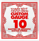 Ernie Ball 1010 Nickel Wound Electric Custom Gauge Electric Guitar String - 0.010 Ernie Ball Guitar Accessories for sale canada