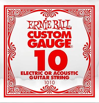 Ernie Ball 1010 Nickel Wound Electric Custom Gauge Electric Guitar String - 0.010 Ernie Ball Guitar Accessories for sale canada