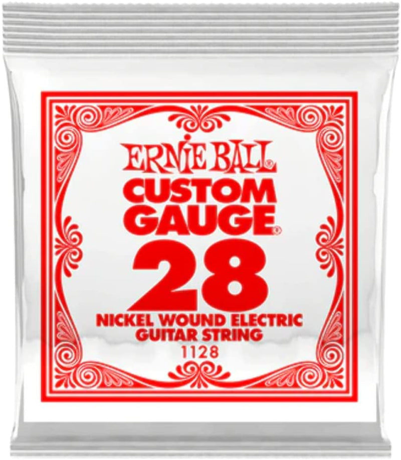 Ernie Ball 1128 Nickel Wound Electric Custom Gauge Electric Guitar String - 0.028 Ernie Ball Guitar Accessories for sale canada