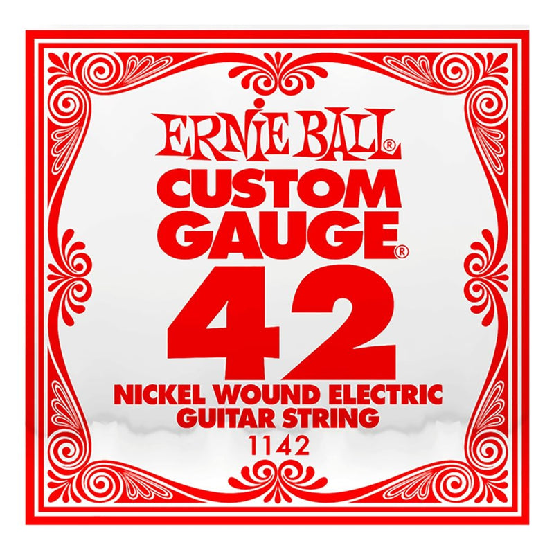 Ernie Ball 1142 Nickel Wound Electric Custom Gauge Electric Guitar String - 0.042 Ernie Ball Guitar Accessories for sale canada