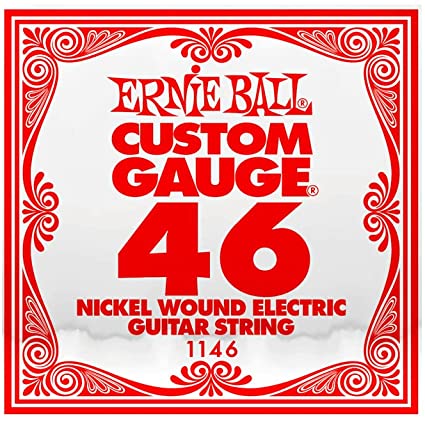 Ernie Ball 1146 Nickel Wound Electric Custom Gauge Electric Guitar String - 0.046 Ernie Ball Guitar Accessories for sale canada