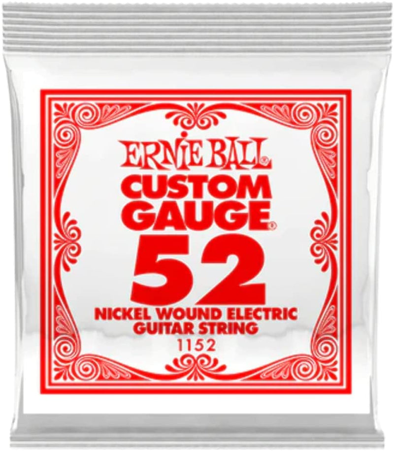 Ernie Ball 1152 Nickel Wound Electric Custom Gauge Electric Guitar String - 0.052 Ernie Ball Guitar Accessories for sale canada