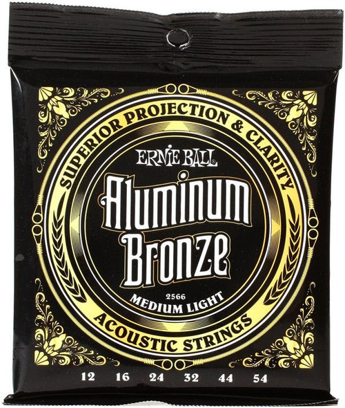 Ernie Ball Aluminum Bronze Acoustic Guitar Strings Medium Light / 12-54 Ernie Ball Guitar Accessories for sale canada