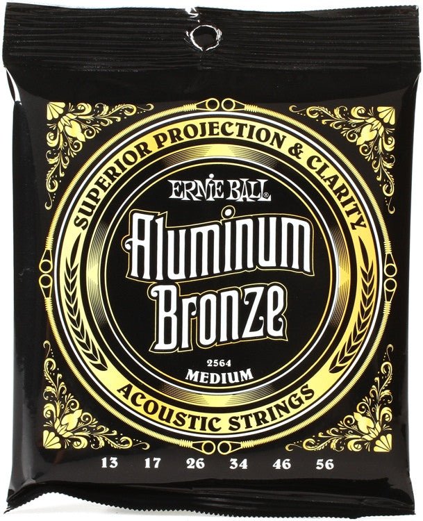 Ernie Ball Aluminum Bronze Acoustic Guitar Strings Medium / 13-56 Ernie Ball Guitar Accessories for sale canada