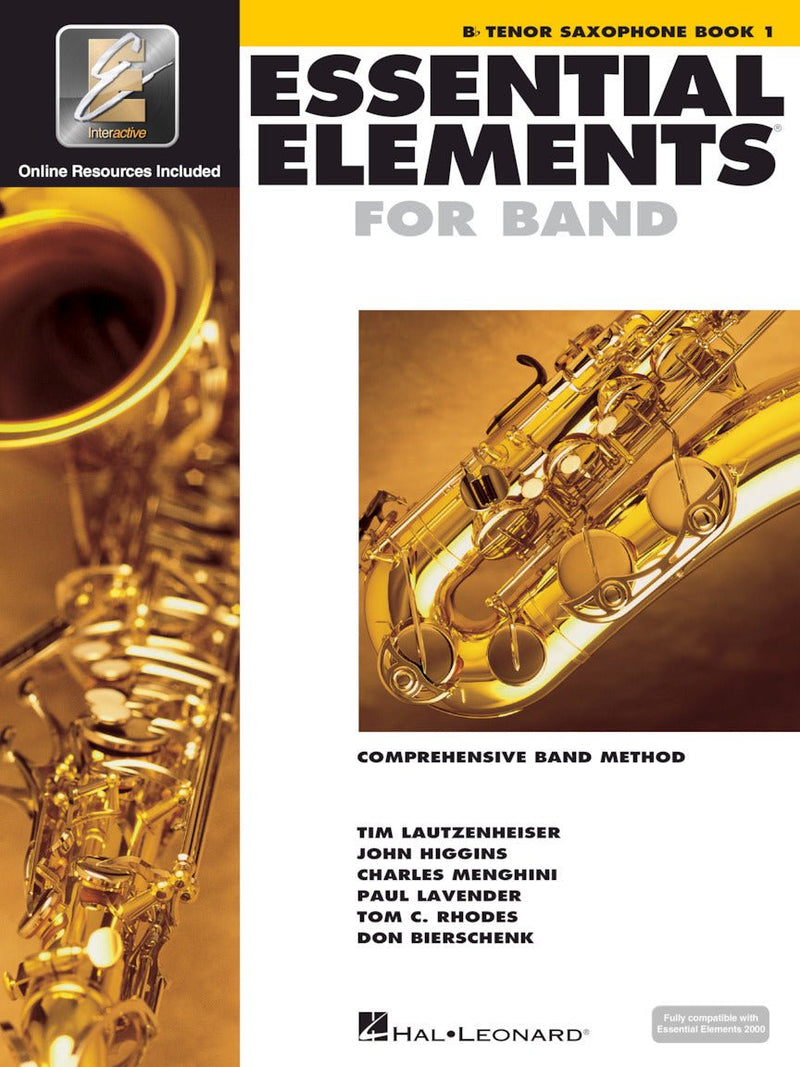 ESSENTIAL ELEMENTS FOR BAND – BB TENOR SAXOPHONE BOOK 1 WITH EEI Hal Leonard Corporation Music Books for sale canada