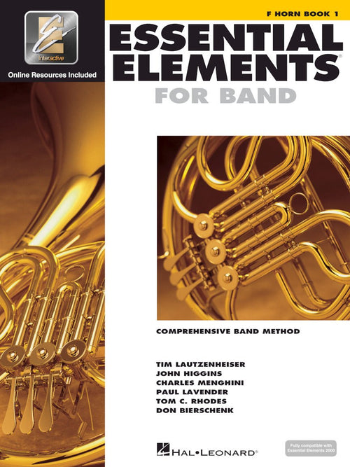 ESSENTIAL ELEMENTS FOR BAND – F HORN BOOK 1 WITH EEI Hal Leonard Corporation Music Books for sale canada