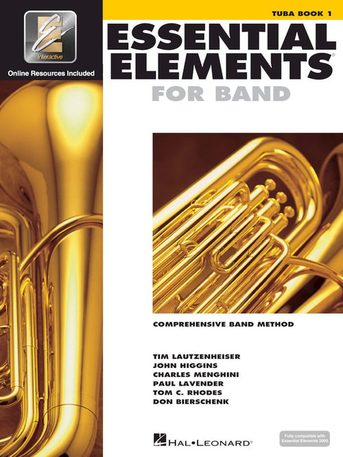 ESSENTIAL ELEMENTS FOR BAND – TUBA BOOK 1 WITH EEI Tuba in C (B.C.) Hal Leonard Corporation Music Books for sale canada