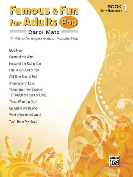 Famous & Fun for Adults: Pop, Book 1 Default Alfred Music Publishing Music Books for sale canada