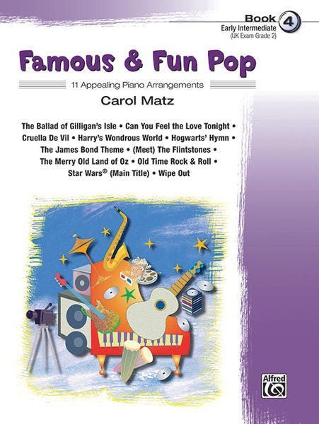 Famous & Fun Pop, Book 4 Alfred Music Publishing Music Books for sale canada