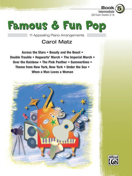 Famous & Fun Pop, Book 5 Default Alfred Music Publishing Music Books for sale canada