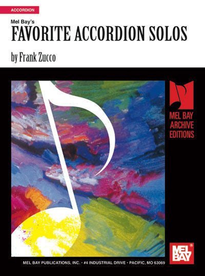 Favorite Accordion Solos Default Mel Bay Publications, Inc. Music Books for sale canada
