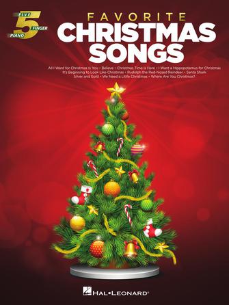 FAVORITE CHRISTMAS SONGS For Five-Finger Piano Hal Leonard Corporation Music Books for sale canada