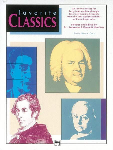 Favorite Classics: Solo, Book 1 Default Alfred Music Publishing Music Books for sale canada
