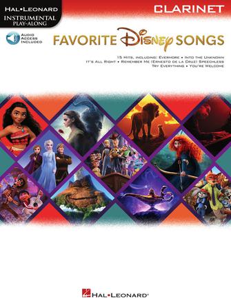 Favorite Disney Songs for Clarinet Hal Leonard Corporation Music Books for sale canada