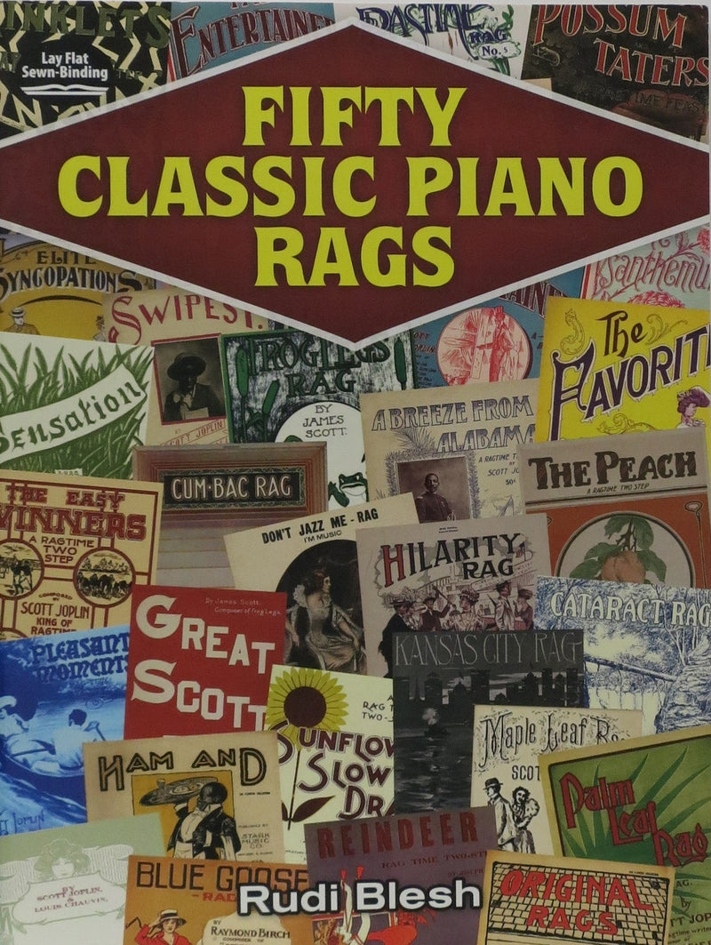 Fifty Classic Piano Rags - Rudi Blesh Dover Publications Music Books for sale canada