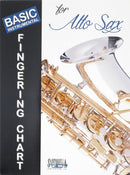 Fingering Chart for Alto Sax Santorella Publications Music Books for sale canada