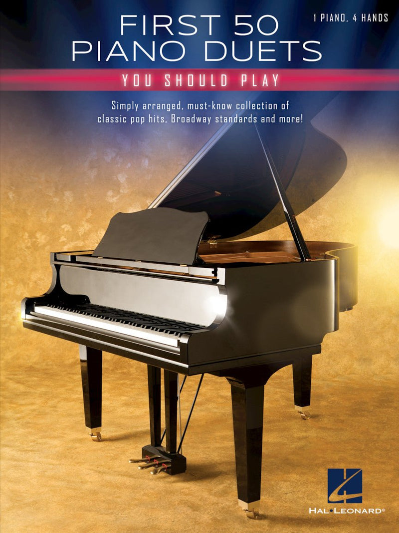 First 50 Piano Duets You Should Play, 1 Piano 4 Hands Hal Leonard Corporation Music Books for sale canada