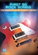 FIRST 50 ROCK SONGS YOU SHOULD PLAY ON ELECTRIC GUITAR Hal Leonard Corporation Music Books for sale canada