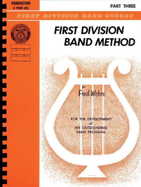 First Division Band Method, Db Piccolo Part 3, For the Development of an Outstanding Band Program Default Alfred Music Publishing Music Books for sale canada