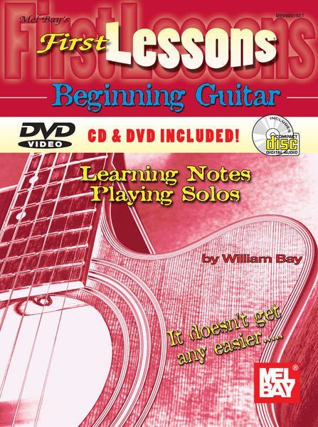 First Lessons Beginning Guitar: Learning Notes/Playing Solos Default Mel Bay Publications, Inc. Music Books for sale canada