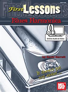 First Lessons Blues Harmonica (Book + Online Audio/Video) Mel Bay Publications, Inc. Music Books for sale canada