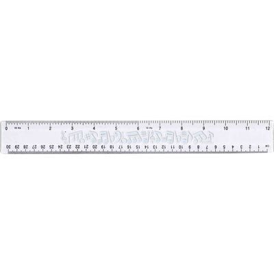 FLEX RULER 12" WITH NOTES Clear Aim Gifts Novelty for sale canada