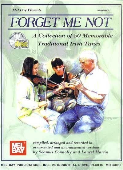 Forget Me Not, A Collection of 50 Memorable Traditional Irish Tunes, Book & 2CDs Default Mel Bay Publications, Inc. Music Books for sale canada