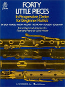 FORTY (40) LITTLE PIECES for Flute & Piano New Hal Leonard Corporation Music Books for sale canada