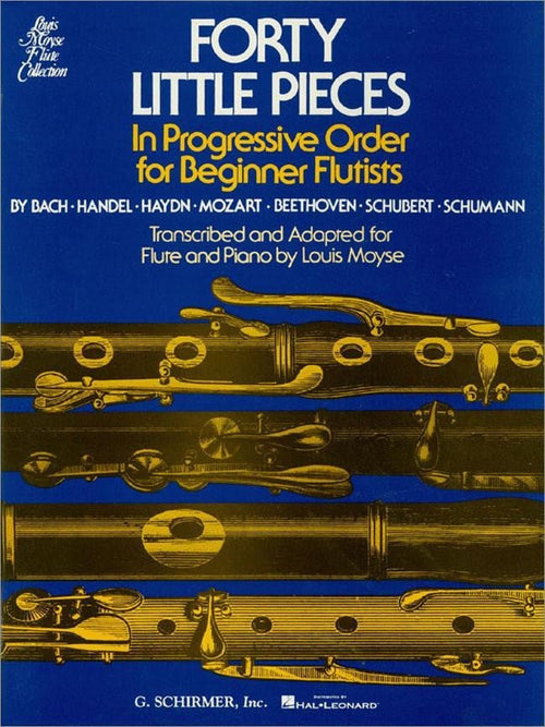 FORTY (40) LITTLE PIECES for Flute & Piano New Hal Leonard Corporation Music Books for sale canada