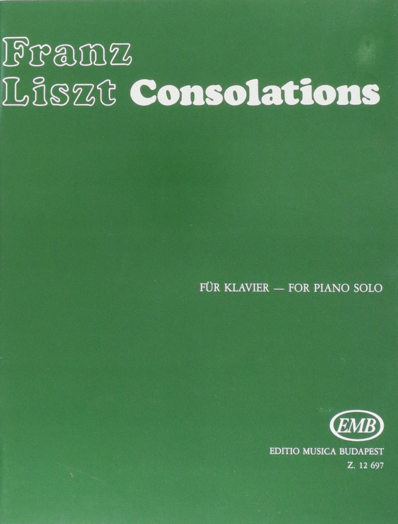 Franz Liszt, Consolations For the Piano Hal Leonard Corporation Music Books for sale canada