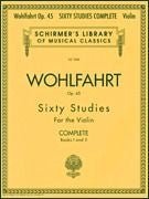 Franz Wohlfahrt - 60 Studies, Op. 45 Complete Books 1 and 2 for Violin Default Hal Leonard Corporation Music Books for sale canada