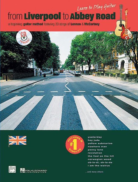 From Liverpool to Abbey Road TAB Notation Edition A Guitar Method Default Alfred Music Publishing Music Books for sale canada