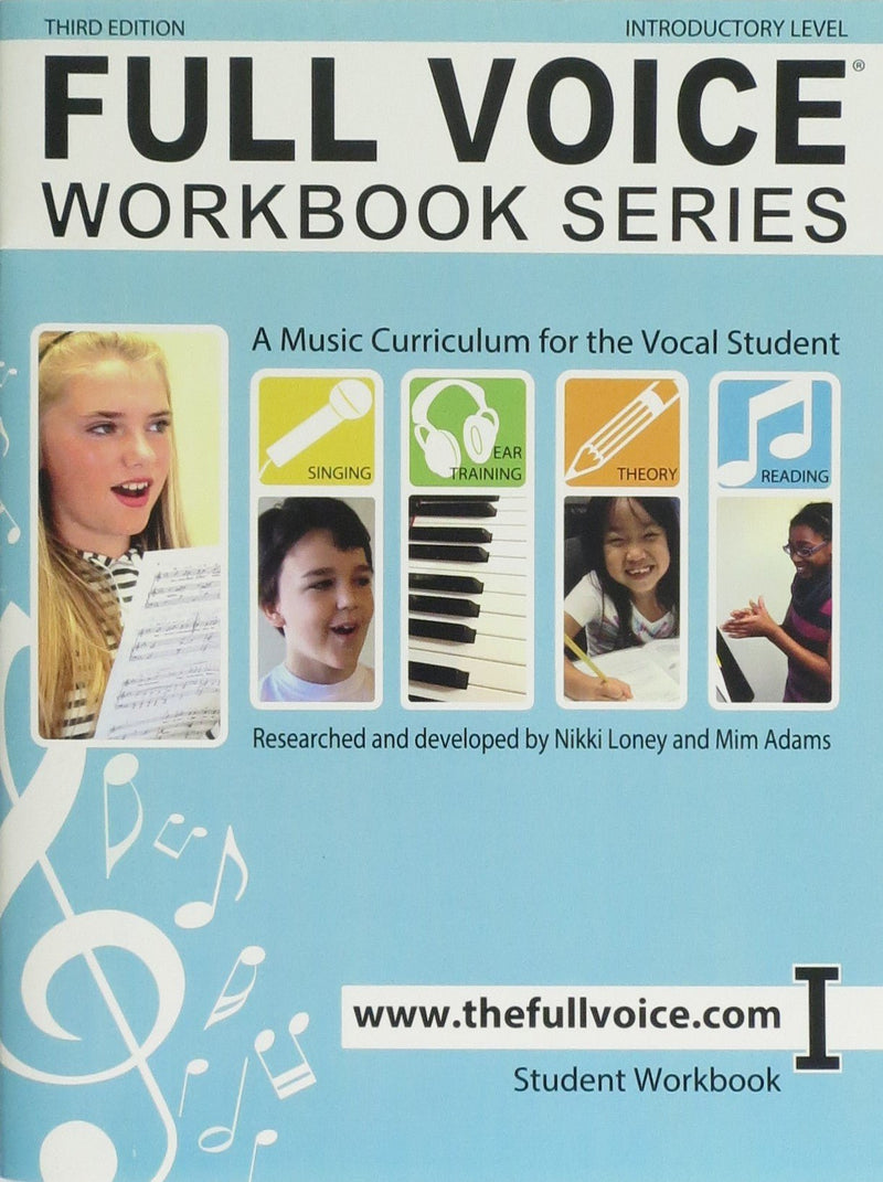 Full Voice Workbook Series Introductory Full Voice Music Music Books for sale canada