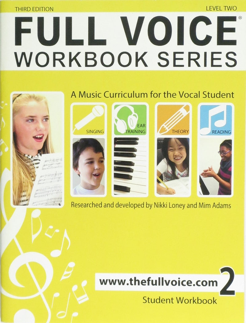 Full Voice Workbook Series Level Two Full Voice Music Music Books for sale canada