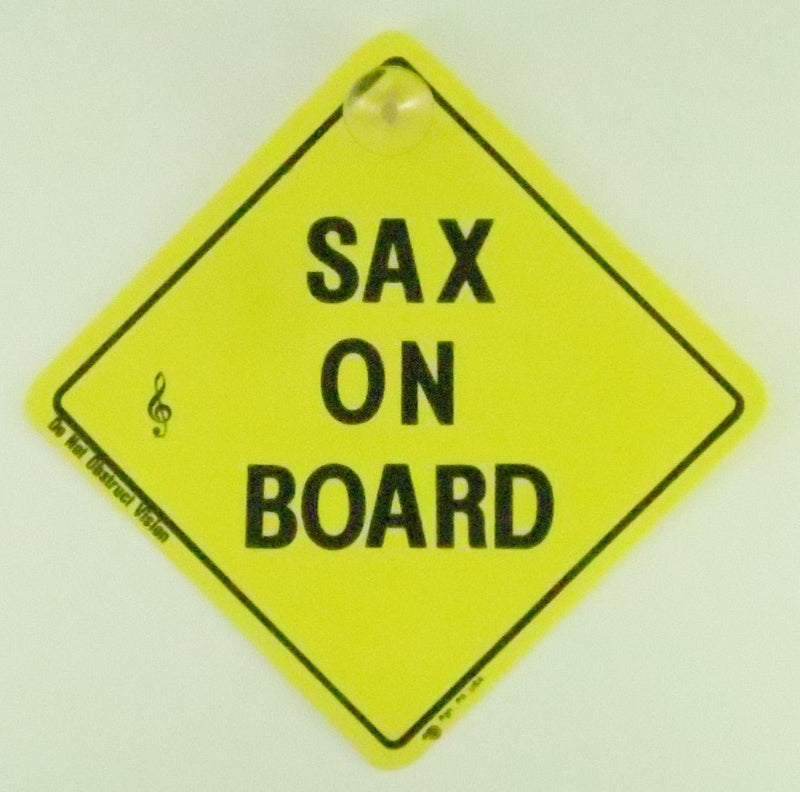 Funny Car Sign SAX ON BOARD Aim Gifts Novelty for sale canada
