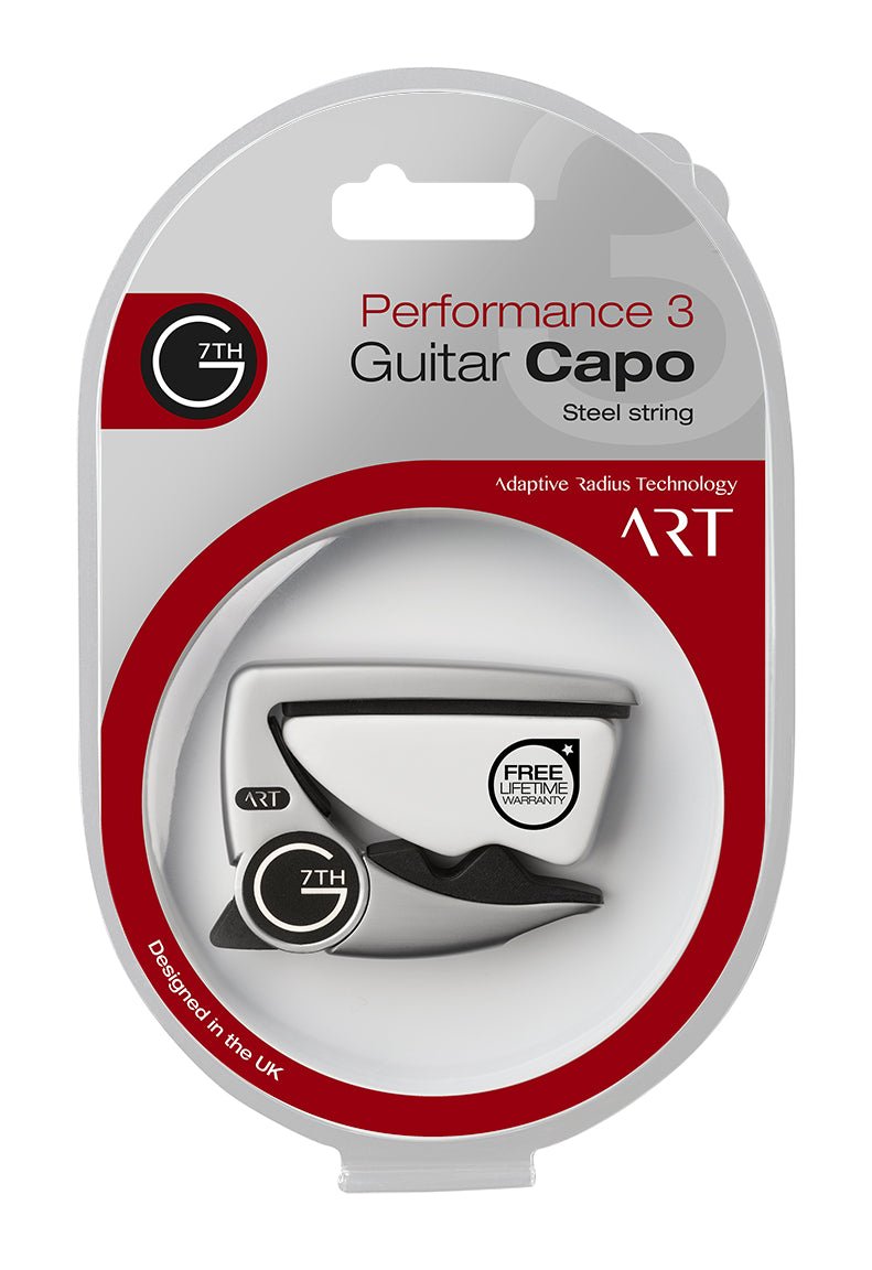 G7TH The Capo Company Performance 3 Capo, Silver G7th Guitar Accessories for sale canada
